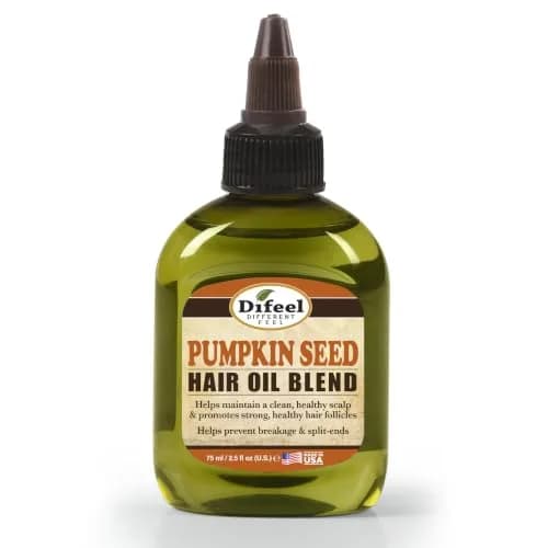 Difeel Pumpkin Seed Hair Oil Blend 74ml (2.5 Fl Oz) | Nourishes Scalp & Strengthens Hair thumbnail 1