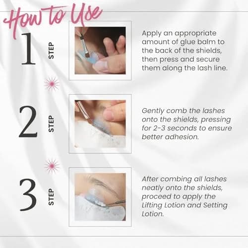 Libeauty Lash Lift Glue Balm 10g (0.35 oz) | Rose Red, Easy Adjustment for Lash Perms thumbnail 5