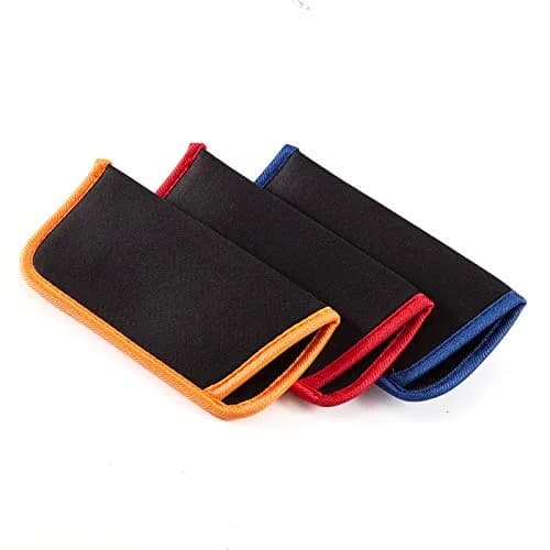 TRIUMPH VISION 3 Pack Reading Glasses Pouch Soft Case Eyeglass Sleeve Slim | Lightweight Neoprene for Small Sunglasses & Reading Glasses thumbnail 4