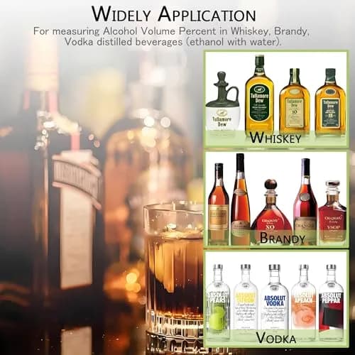 V·RESOURCING Handheld Alcohol Refractometer 0-80% v/v | Measures Spirits, Whiskey, Brandy, Vodka, Tequila thumbnail 7