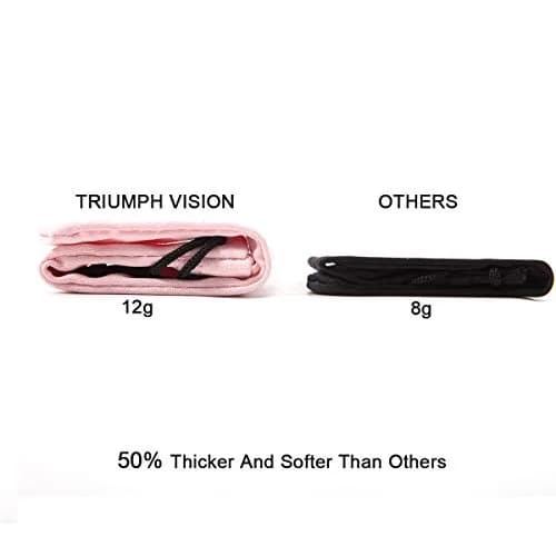 TRIUMPH VISION Soft Eyeglass Case Pouch 17.5cm (6.9 inch) | Protects Glasses from Scratches & Dust thumbnail 2