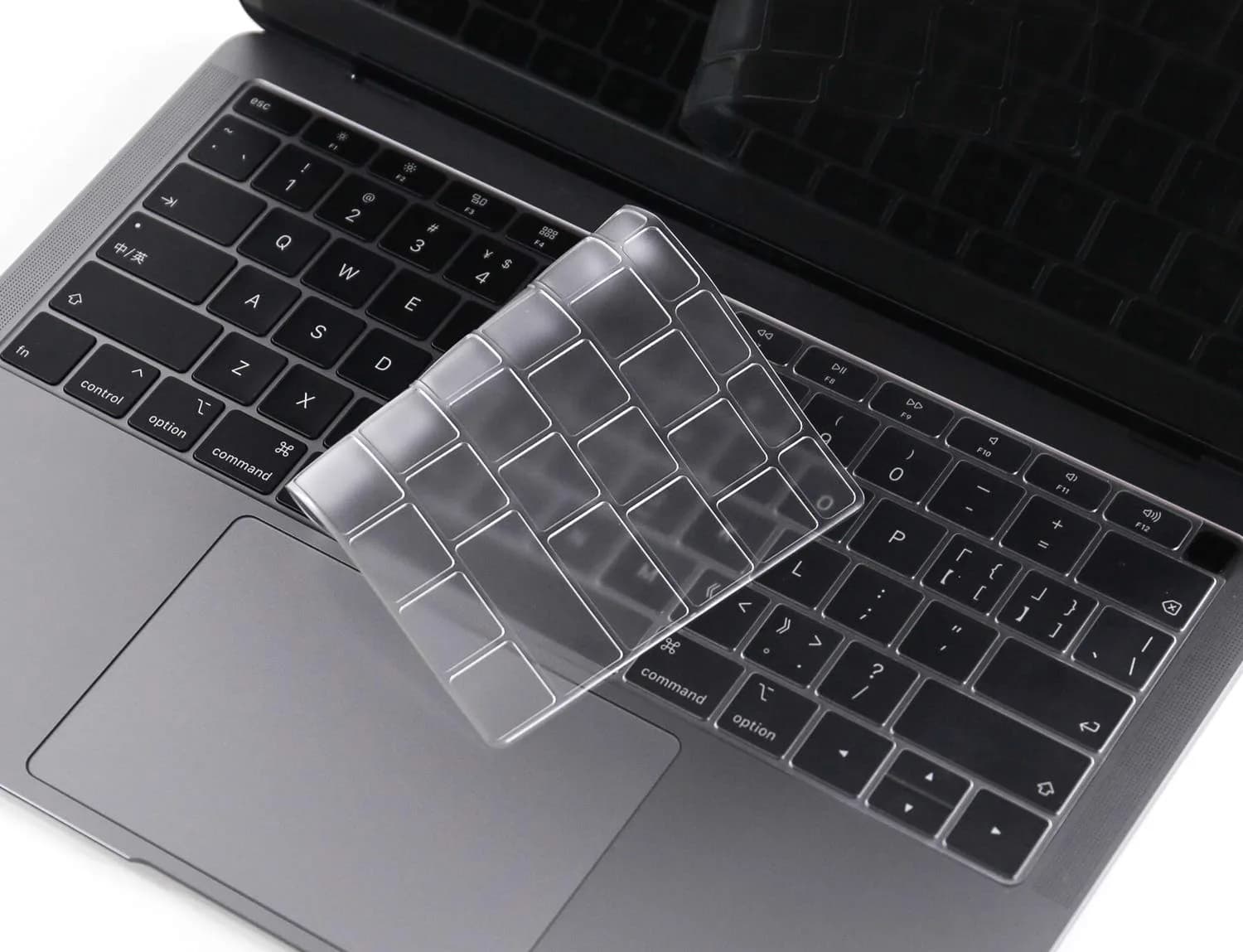 CaseBuy Ultra Thin Clear Keyboard Cover for MacBook Air 13/Pro 13/Pro 15 | Ultra Transparent & Dustproof — Clear