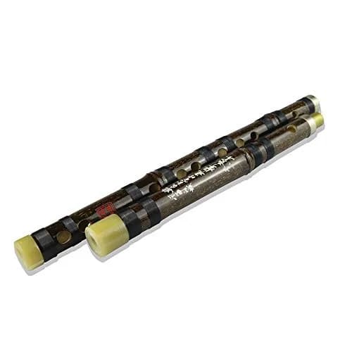 PHYSKOW F Key Dizi Black Bamboo Flute 20in | Traditional Chinese Instrument thumbnail 4