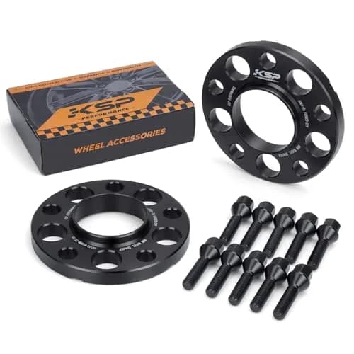 KSP 5X120mm Wheel Spacers 15mm Hubcentric Forged Spacer for BMW E36 E46 E90 E92 E60 | 2PCS, CNC Aluminum thumbnail 1