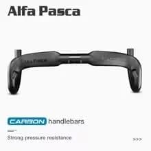 Alfa Pasca Carbon Fiber Road Bike Handlebars 31.8 x 420mm | UD Matte Aero Drop Bars thumbnail 7