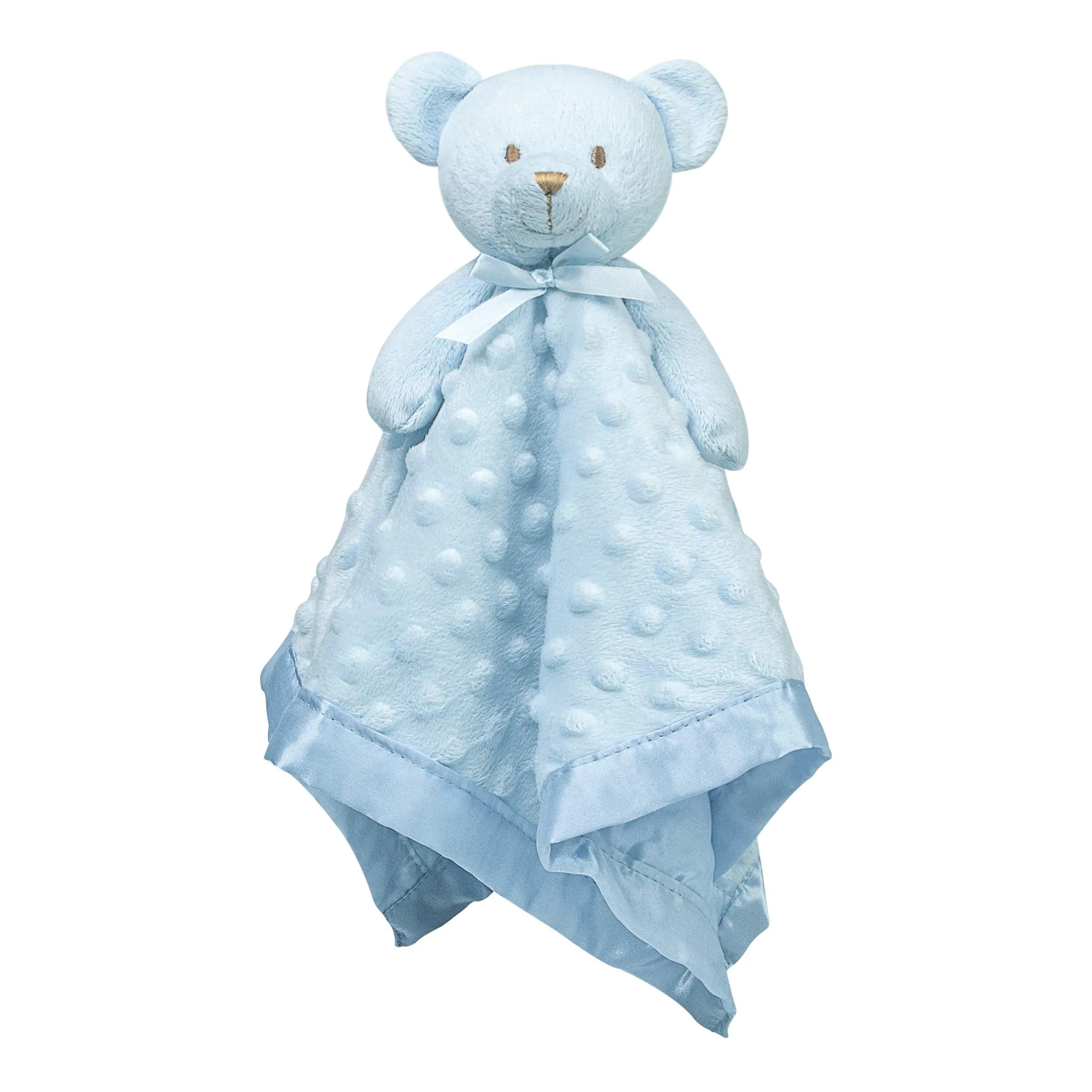 Pro Goleem Elephant Security Blanket 16 Inch | Soft Lovey for Babies & Toddlers — Blue Bear