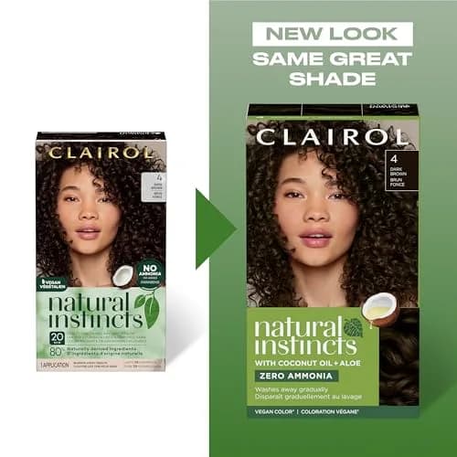 Clairol Natural Instincts Demi-Permanent Hair Dye 5 Medium Brown 172ml (5.85 Fl Oz) | Gentle Zero Ammonia Formula thumbnail 2