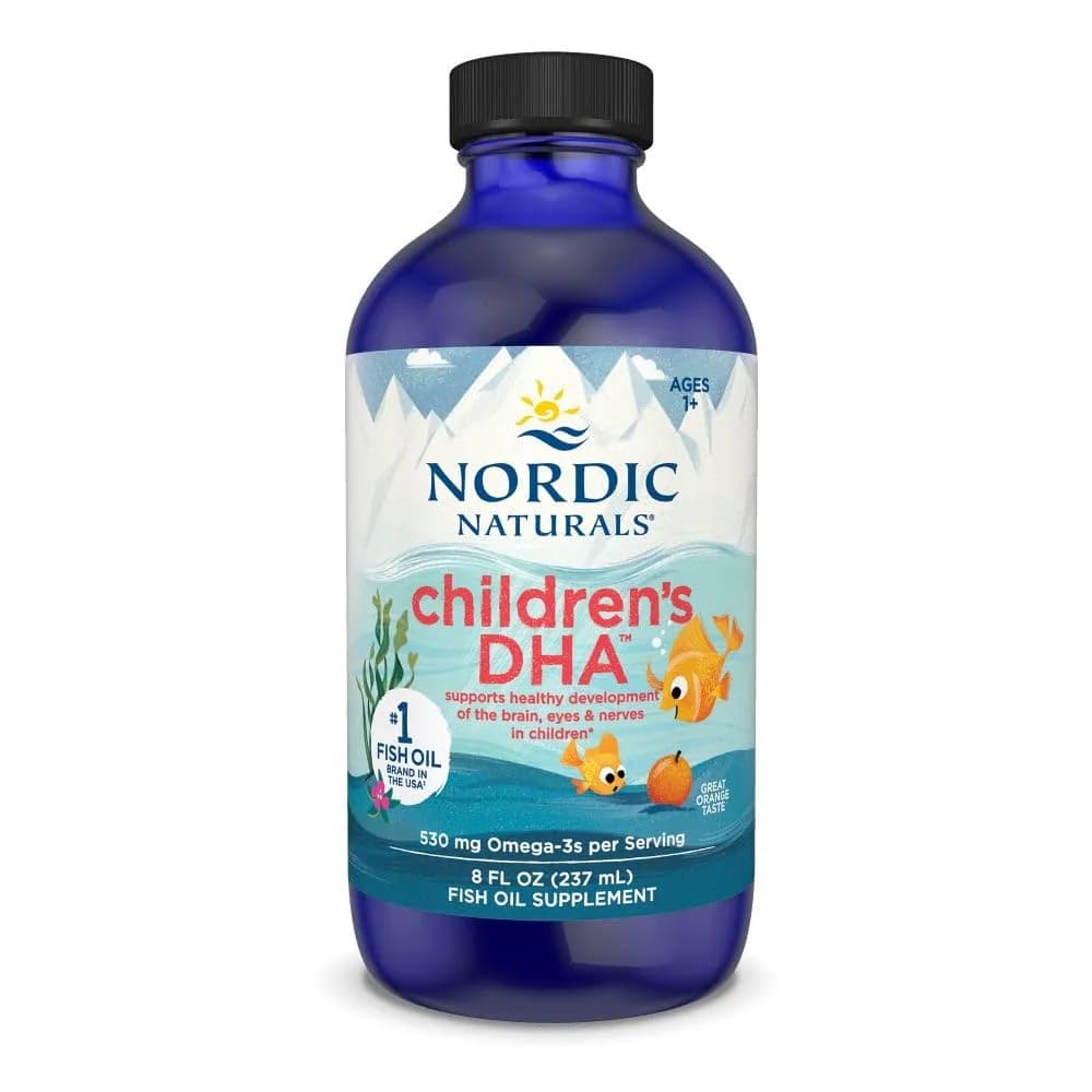 Nordic Naturals Children's DHA 530 mg Omega-3 Fish Oil 8 oz | Supports Brain & Immune Health