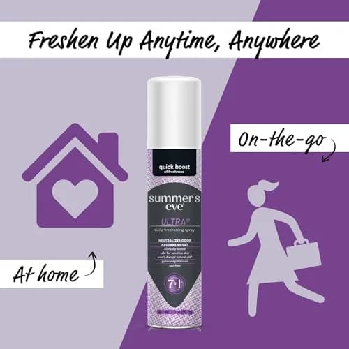 Summer's Eve Ultra Feminine Deodorant Spray 2 Oz (6 Fl Oz) | Gynecologist-Tested for Sensitive Skin thumbnail 5