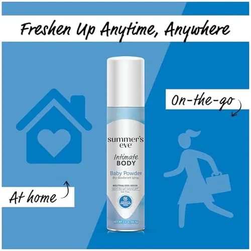 Summer's Eve Gentle Feminine Spray Baby Powder 177ml (6 Fl Oz) | Daily Odor Protection thumbnail 5