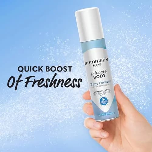 Summer's Eve Gentle Feminine Spray Baby Powder 177ml (6 Fl Oz) | Daily Odor Protection thumbnail 6