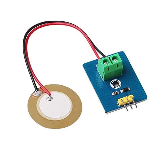 MakerHawk 4pcs Analog Ceramic Piezo Vibration Sensor Module 3.3V/5V | Detects Vibration Extent thumbnail 7