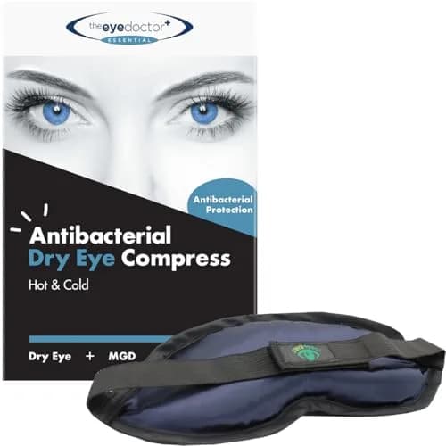 The Eye Doctor Hot Compress for Eye - Helps Dry Eye & Blepharitis - Reusable Eye Mask - Heated Eye Mask for Dry Eyes - Warm Compress for Dry Eyes - Heated Eye Mask for Stye | Adjustable & Microwave Safe thumbnail 1