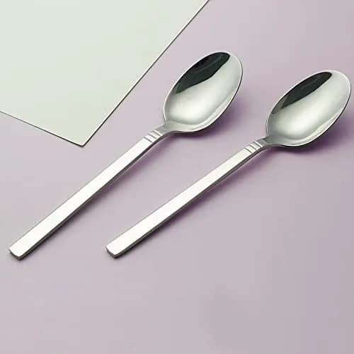 Morcte 12-Piece Stainless Steel Dinner Spoons, 7.8 inch (19.8 cm) Cutlery Set | Polished Steel for Home & Hotel Dining thumbnail 4