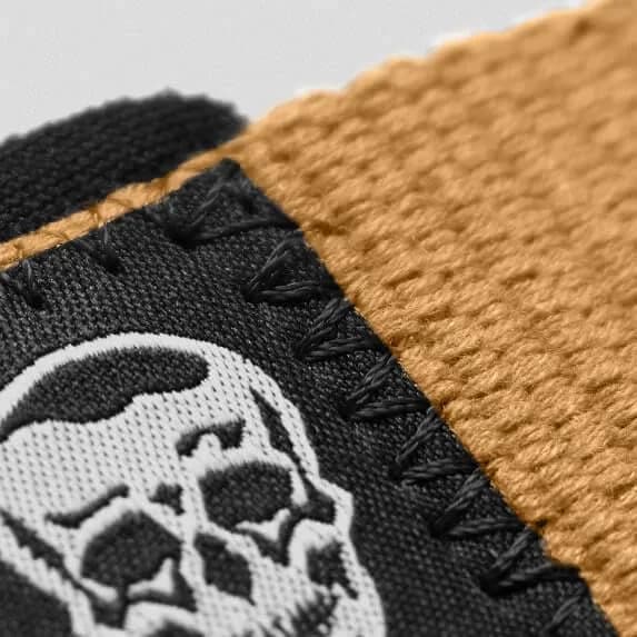 Gymreapers Lifting Wrist Straps with Neoprene Padding & 18" Cotton - Desert Tan | Secure Grip for Deadlifts & Weight Training thumbnail 4