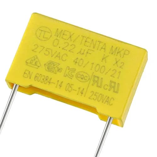 uxcell Safety Capacitors Polypropylene Film 0.22uF 275VAC X2 | Compact, Flame Retardant, Long Service Life thumbnail 4
