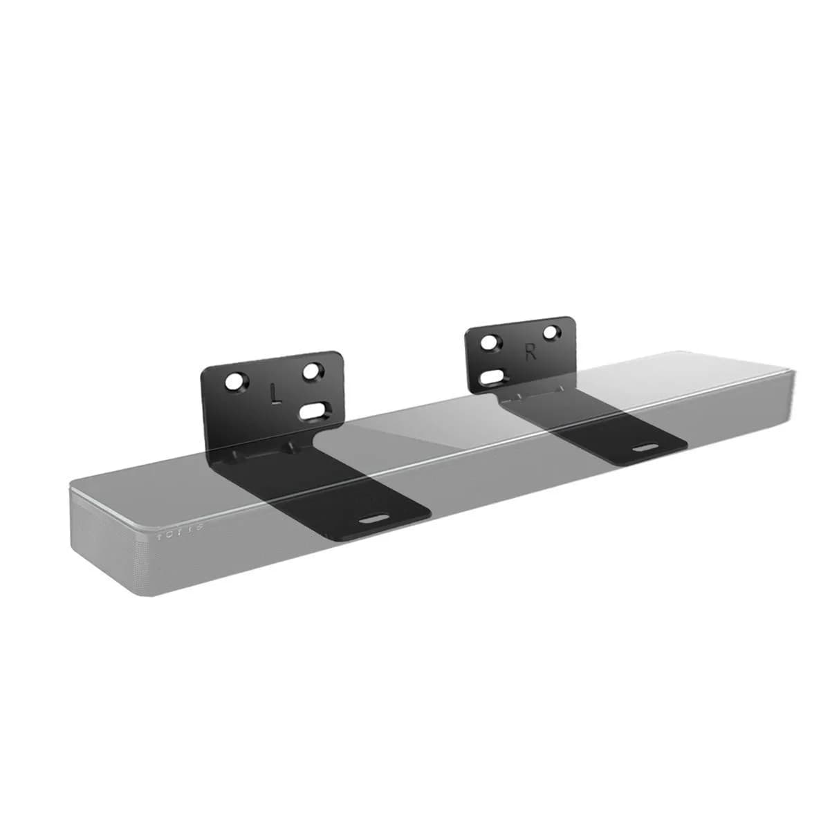 Dinghosen Soundbar Wall Mount Bracket for Samsung, Sony, LG, Vizio, Bose, JBL, TCL, Yamaha, Sonos, RCA | Stainless Steel, Black - main product image
