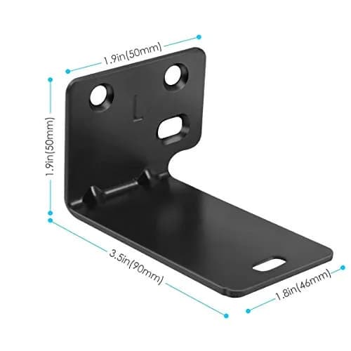 Dinghosen Soundbar Wall Mount Bracket for Samsung, Sony, LG, Vizio, Bose, JBL, TCL, Yamaha, Sonos, RCA | Stainless Steel, Black thumbnail 5