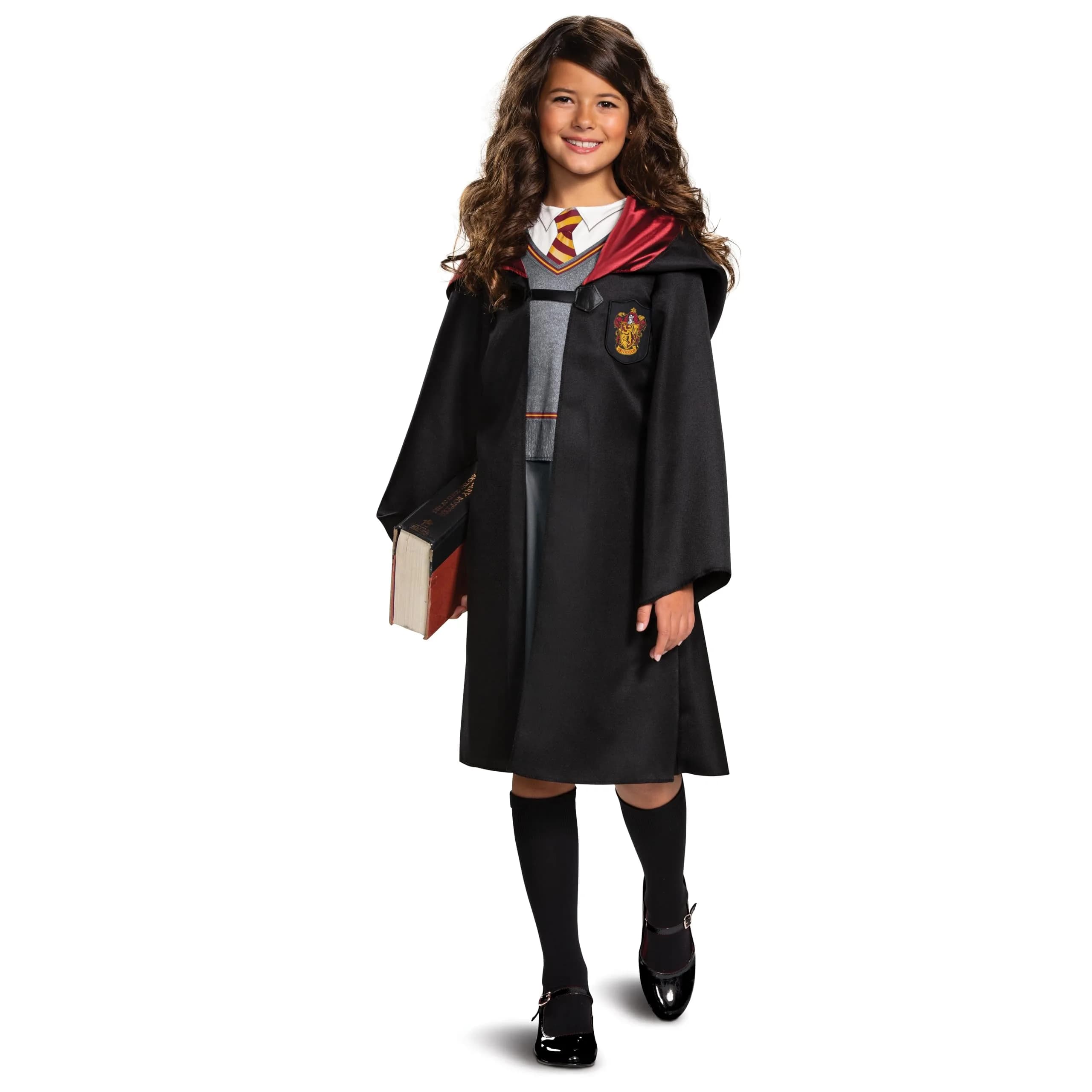 Disguise Hermione Granger Costume, Official Harry Potter Wizarding World Outfit for Kids, Child Size Medium (7-8) | Authentic Import