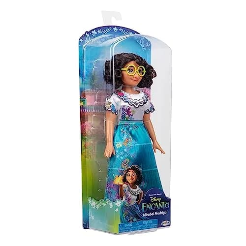 Disney Encanto Mirabel Madrigal Fashion Doll with Dress, Shoes & Glasses, 25cm (9.84 inches) | Authentic Film-Inspired Role Play Toy thumbnail 2