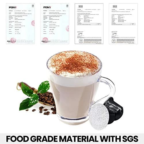 CAPMESSO Aluminum Coffee Pod Seal Lids for Nespresso Original Line Capsules, 120PCS | Reusable Coffee Filter Alternative thumbnail 9