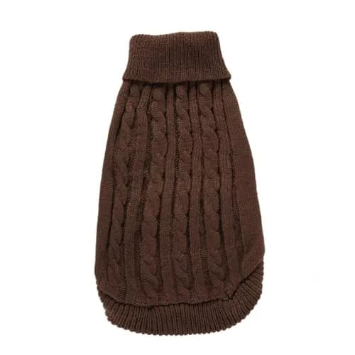 CHBORCHICEN Knitted Small Dog Sweater, Turtleneck Pullover | Warm Winter Puppy Clothes thumbnail 6