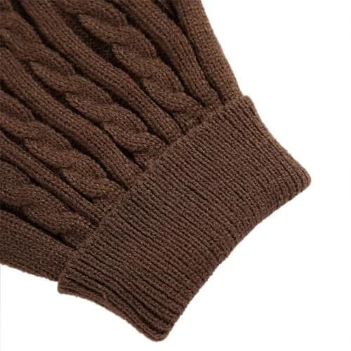 CHBORCHICEN Knitted Small Dog Sweater, Turtleneck Pullover | Warm Winter Puppy Clothes thumbnail 8