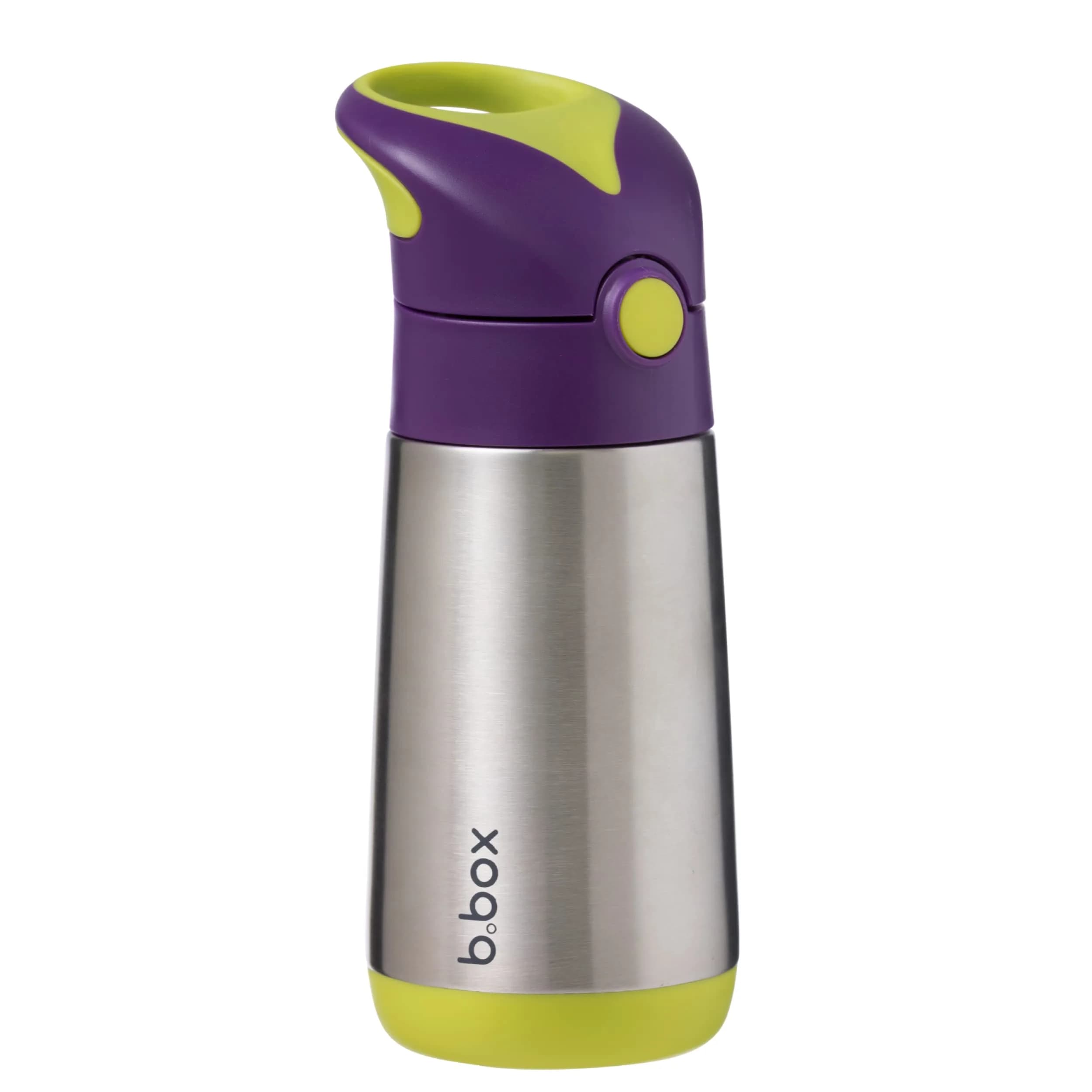 b.box Insulated Water Bottle for Kids, 350ml (12 oz) Lemon Sherbet | Keeps Drinks Cold for 8 Hours — Passion Splash / 12 Ounces
