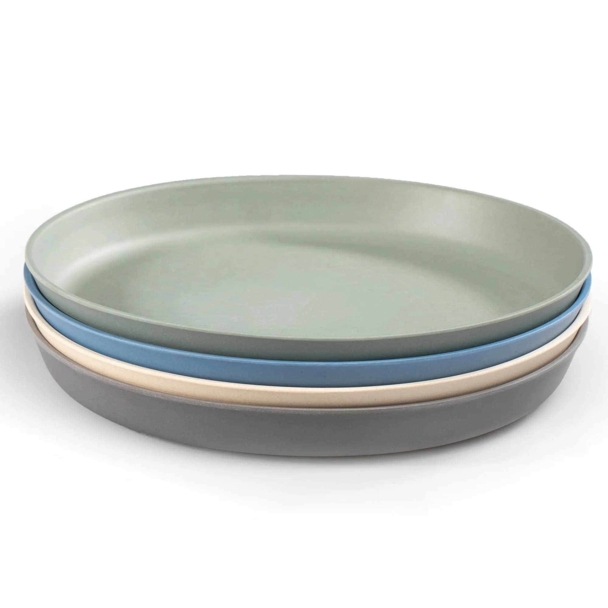 WeeSprout Bamboo Plates Set of 4 20.32cm (8 Inch) | Kid-Safe Dishware for Toddlers - main product image