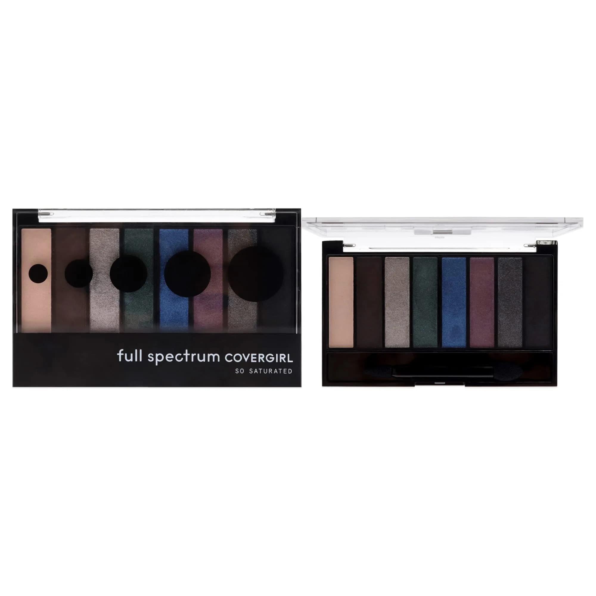 COVERGIRL Full Spectrum So Saturated- Shadow Palettes Gravity | Vivid 4 Shade Eyeshadow for All Looks - main product image