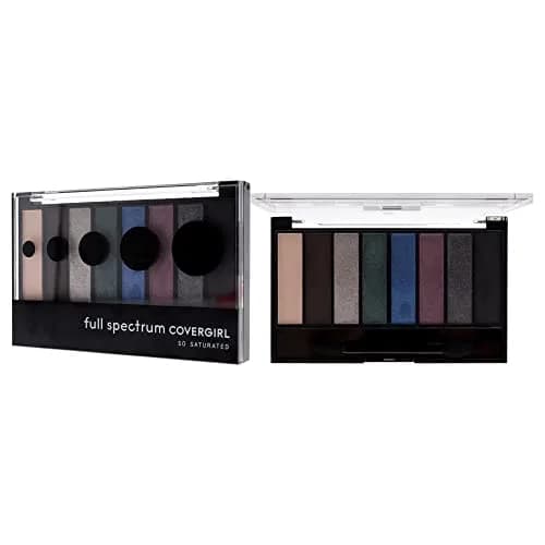 COVERGIRL Full Spectrum So Saturated- Shadow Palettes Gravity | Vivid 4 Shade Eyeshadow for All Looks thumbnail 5