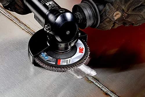 3M Flap Disc 769F Type 27 80+ 5 in x 7/8 in | Ceramic Precision-Shaped Grain for Metalwork thumbnail 4