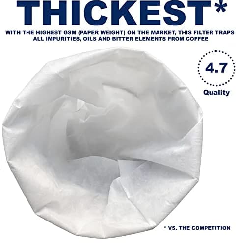 TezPak Commercial Cold Brew Coffee Filters 20" x 20" | Seamless, Thick, 50-Pack for 5-Gallon Systems thumbnail 3