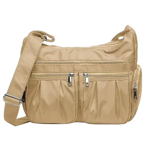 VOLGANIK ROCK Crossbody Purse Standard Size 28.6cm (11.25") | Lightweight Waterproof Nylon Travel Bag for Women thumbnail 1