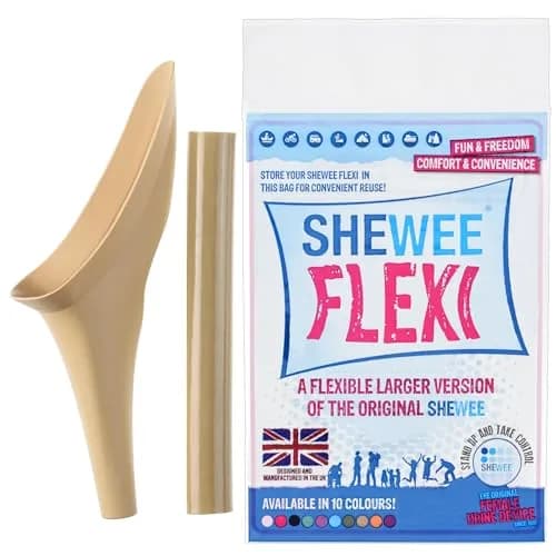 SHEWEE Flexi Female Urinal Funnel with Extension Pipe | Desert Sand, 35g (1.23oz) thumbnail 1