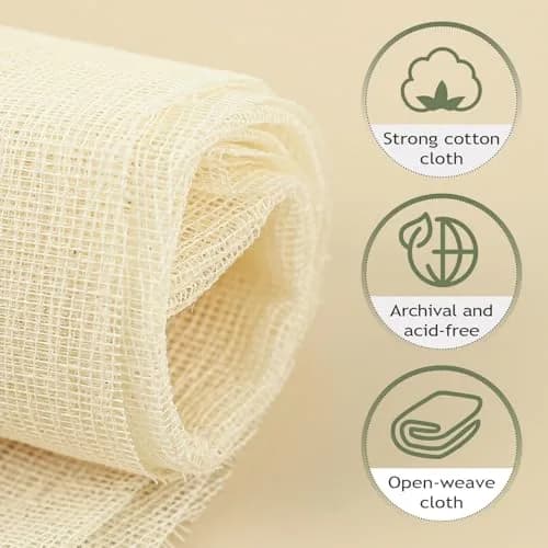 Lineco Bookbinding Super Cloth 18x30 Inch (Pack of 2) | Archival Acid-Free Cotton for Flexible Binding thumbnail 4