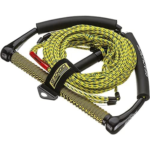 Seachoice 4-Section Wakeboard Rope, 70 Ft. | 15 In. Handle with EVA Grip & Trick Handle thumbnail 1