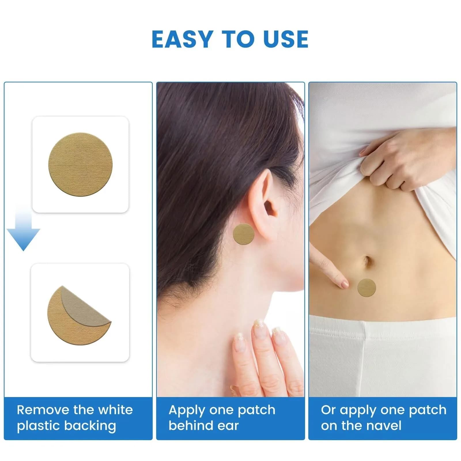 MQ Motion Sickness Patches 42ct | Non Drowsy, Waterproof Behind Ear for Travel & Cruise thumbnail 4