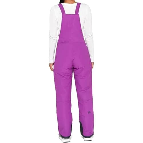 Arctix Kids Insulated Snow Bib Overalls, Amethyst, Medium | All-Weather Kids Snow Gear thumbnail 2