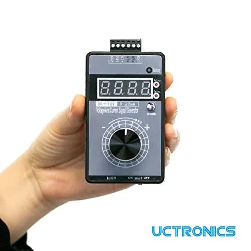 UCTRONICS DC ±10V 0/4-20mA Current Voltage Signal Generator 100mm (3.94") | Analog Simulator for PLC Debugging thumbnail 5