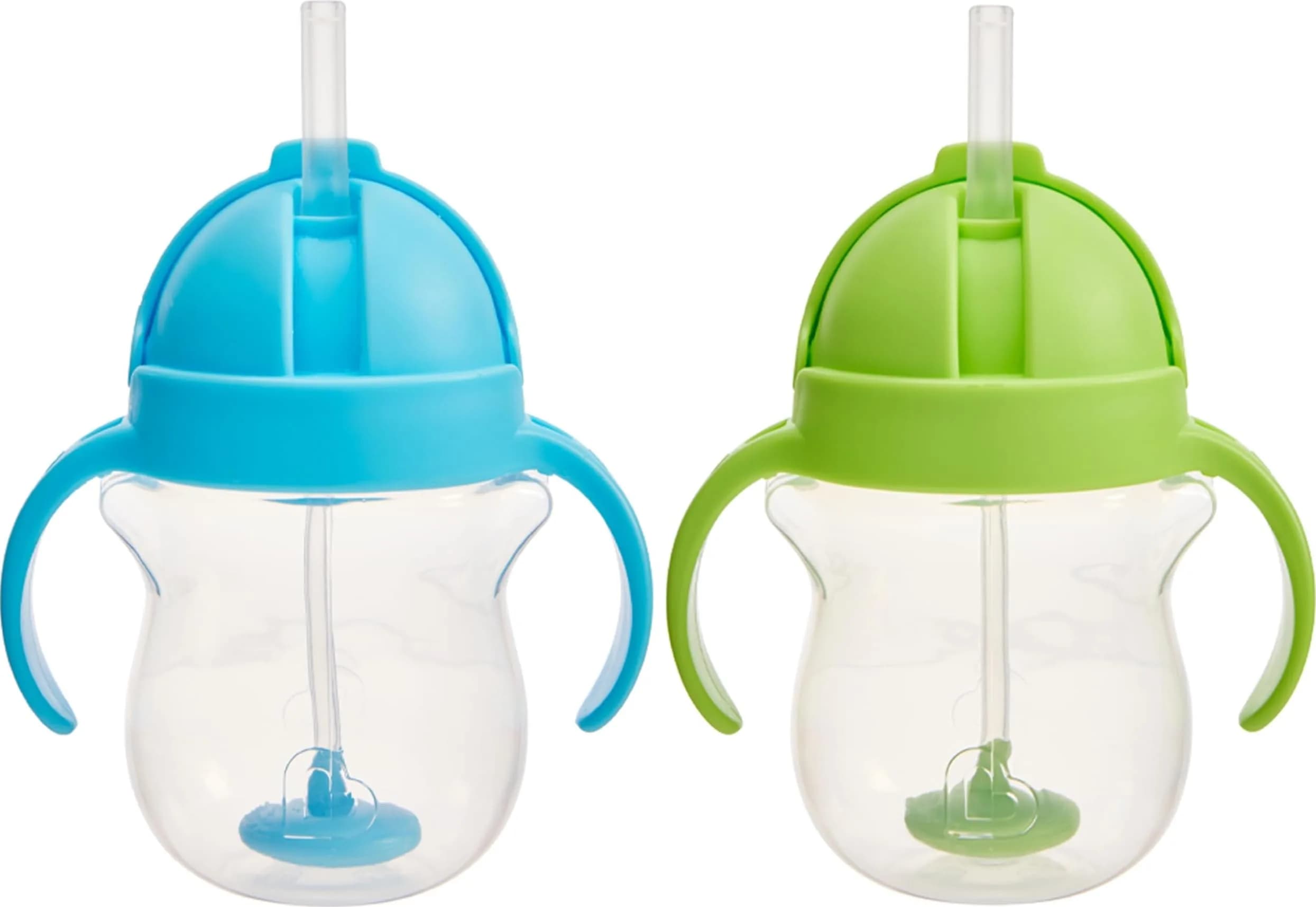 Munchkin Any Angle Sippy Cups for Toddlers 2 Pack | Spill Proof Weighted Straw with Handles - main product image