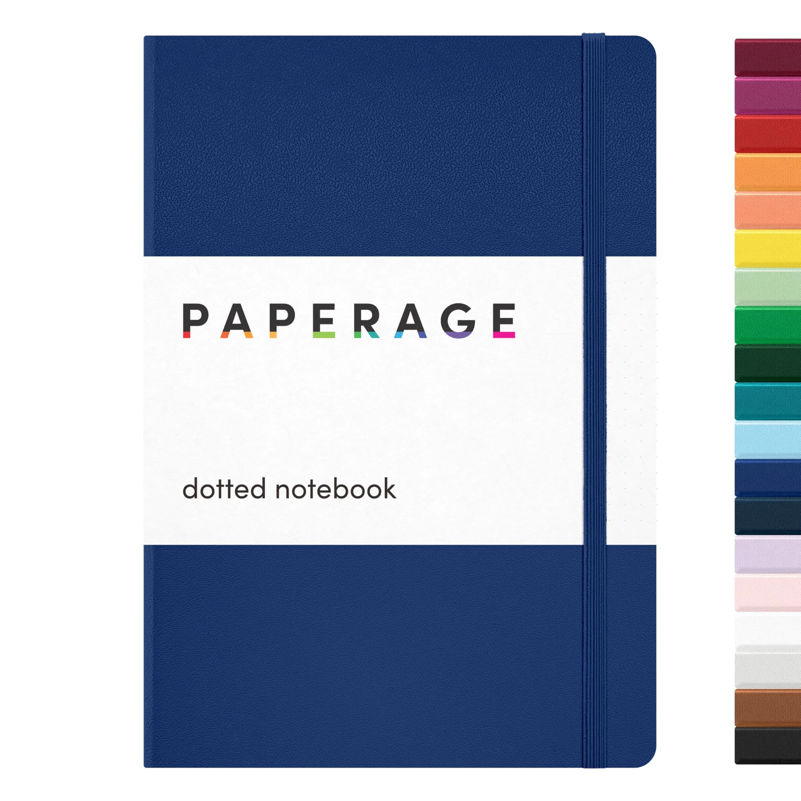 PAPERAGE Dotted Journal Notebook, Royal Blue, 14.4 cm x 20.3 cm (5.6 in x 8 in) | Acid-Free 100 GSM Paper for Smooth Writing