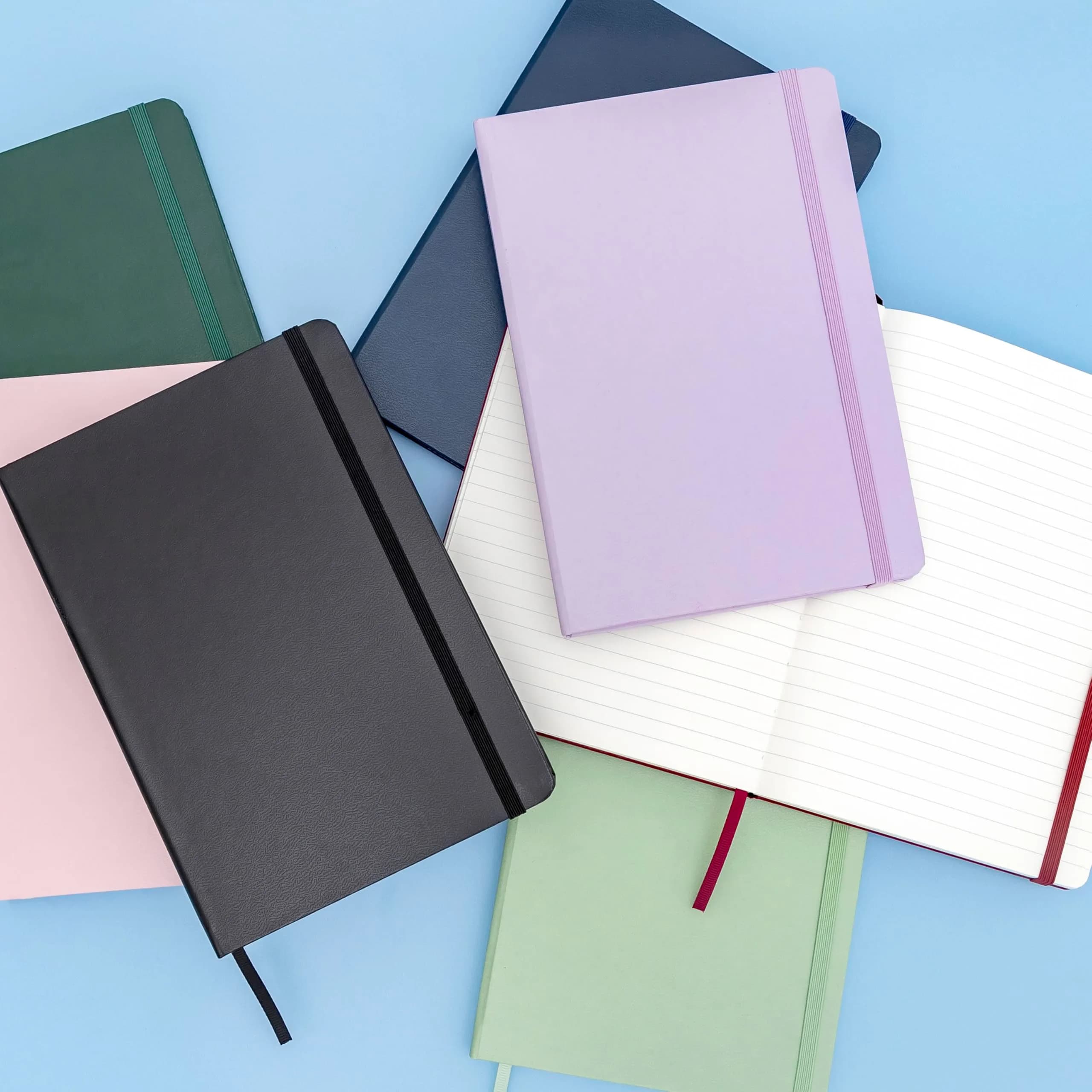 PAPERAGE Lined Journal Notebook, Hardcover Journal for Work, School & Note Taking, 160 Pages, 5.6" x 8", College Ruled, White thumbnail 7