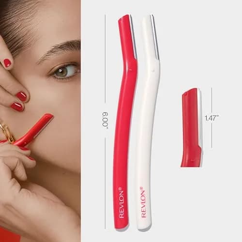 Revlon Face Defuzzers High Precision Hair Removal & Dermaplaning Blade 2 Count | Smooth Skin thumbnail 4