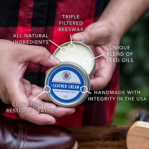 Cobbler's Choice Leather Cream - Deep Condition & Protect Shoes, Boots & Bags with Beeswax (59 ml) thumbnail 3