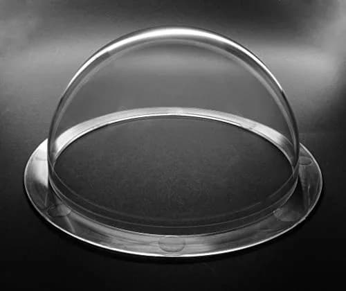 F-ber Transparent Acrylic Dome Camera Cover 100mm (3.94 Inch) | CCTV Replacement Housing with 4 Mounting Holes thumbnail 4