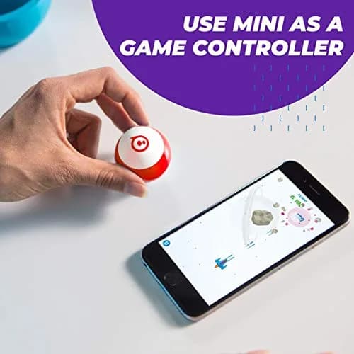 Sphero Mini Red Coding Robot Ball - 5.69cm (2.24 inch) | Interactive STEM Toy for Kids & Teens thumbnail 5