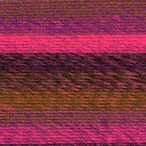 Lion Brand Yarn Muticolor Ferris Wheel Yarn Pink Marmalade | Self-Striping Acrylic for Knitting & Crocheting thumbnail 2