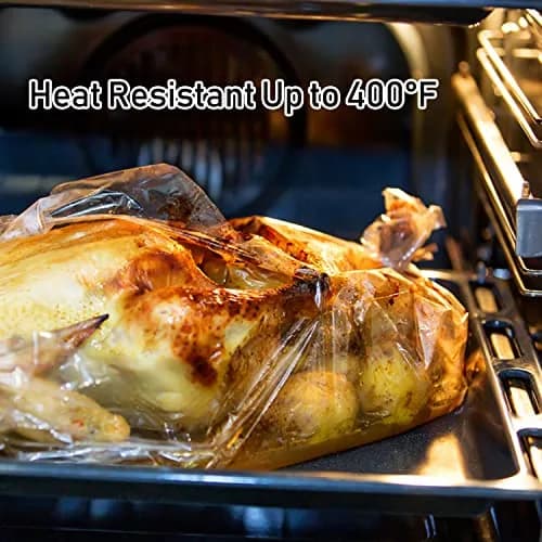 WRAPOK Oven Cooking Bags Medium Size Roasting Baking Bag for Meats & Seafood, 14 x 17 Inch, Pack of 5 thumbnail 5