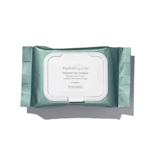 HydroPeptide HydroActive Micellar Cleansing Cloths | Hydrates & Removes Makeup (30 Cloths) thumbnail 1
